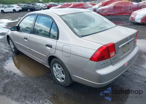2001 Honda Civic Lx from USA, damaged, VIN 2HGES16591H523718